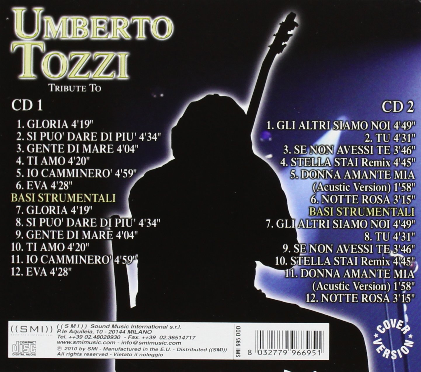 Tribute to Umberto Tozzi + Base