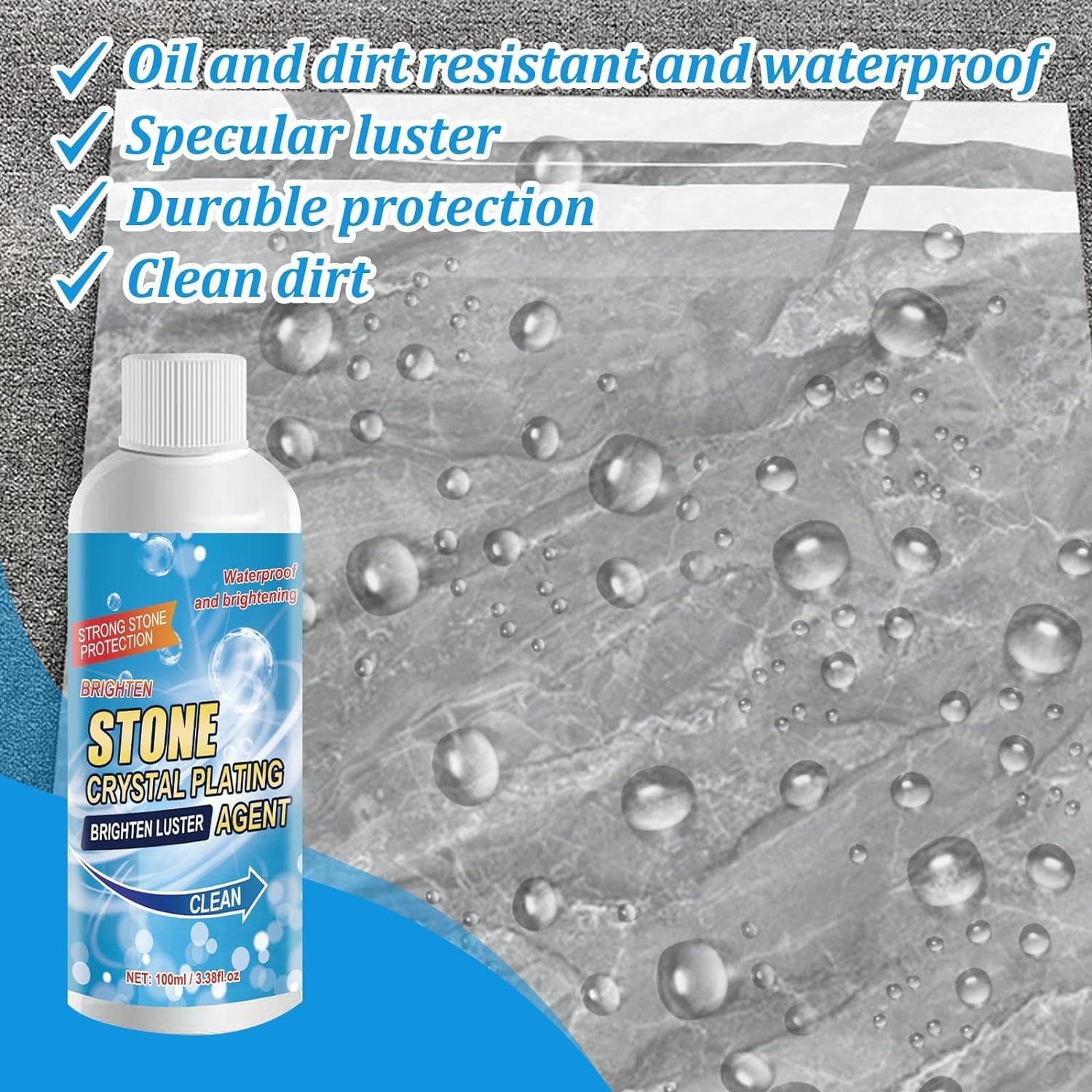 RutviRoshan Multi-Surface Stone Stain Remover Cleaner – Powerful Stain Removal for Marble, Floor, Tile & Ceramic Surfaces 2