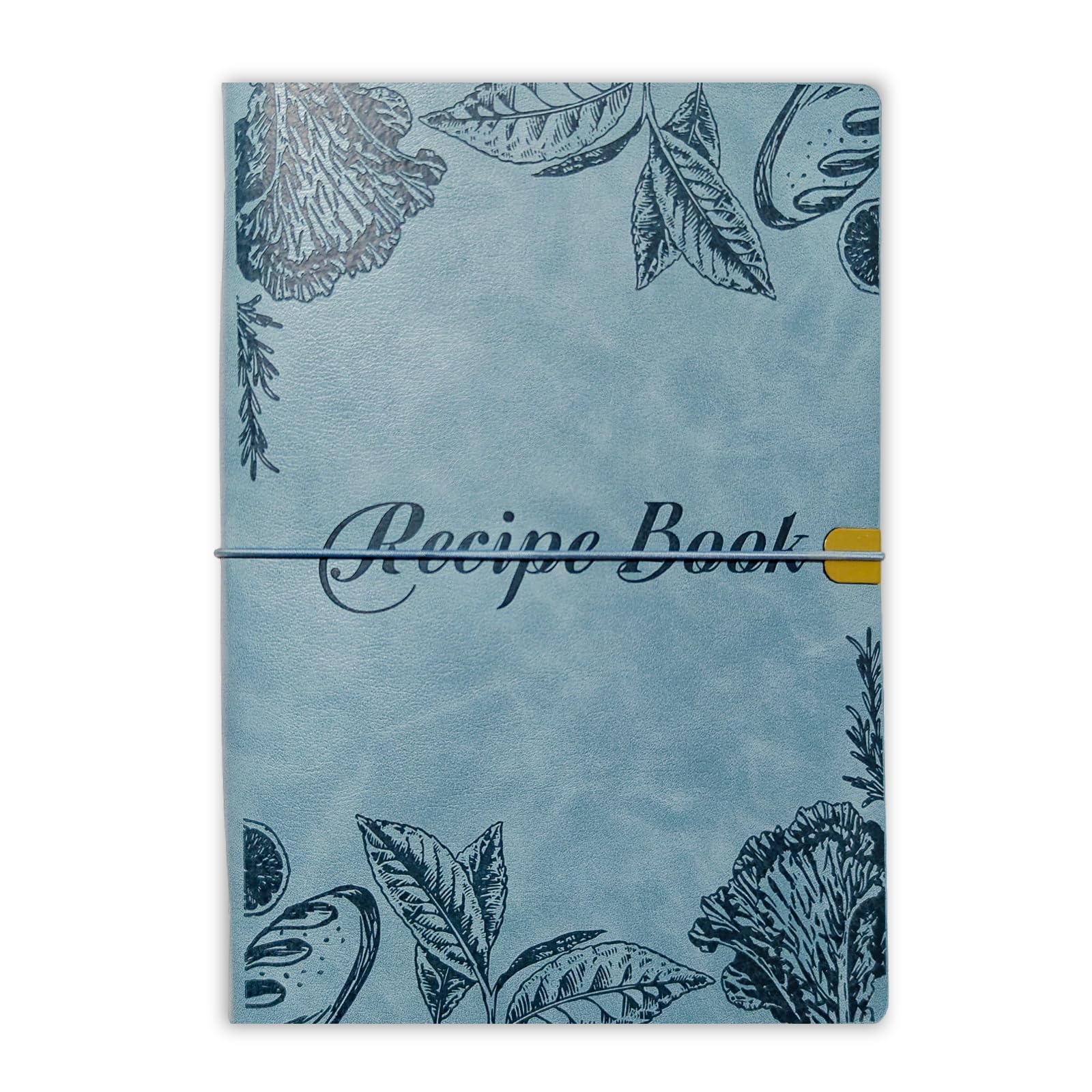 Blank Recipe Book to Write in Your Own Recipes, Leather Cookbook