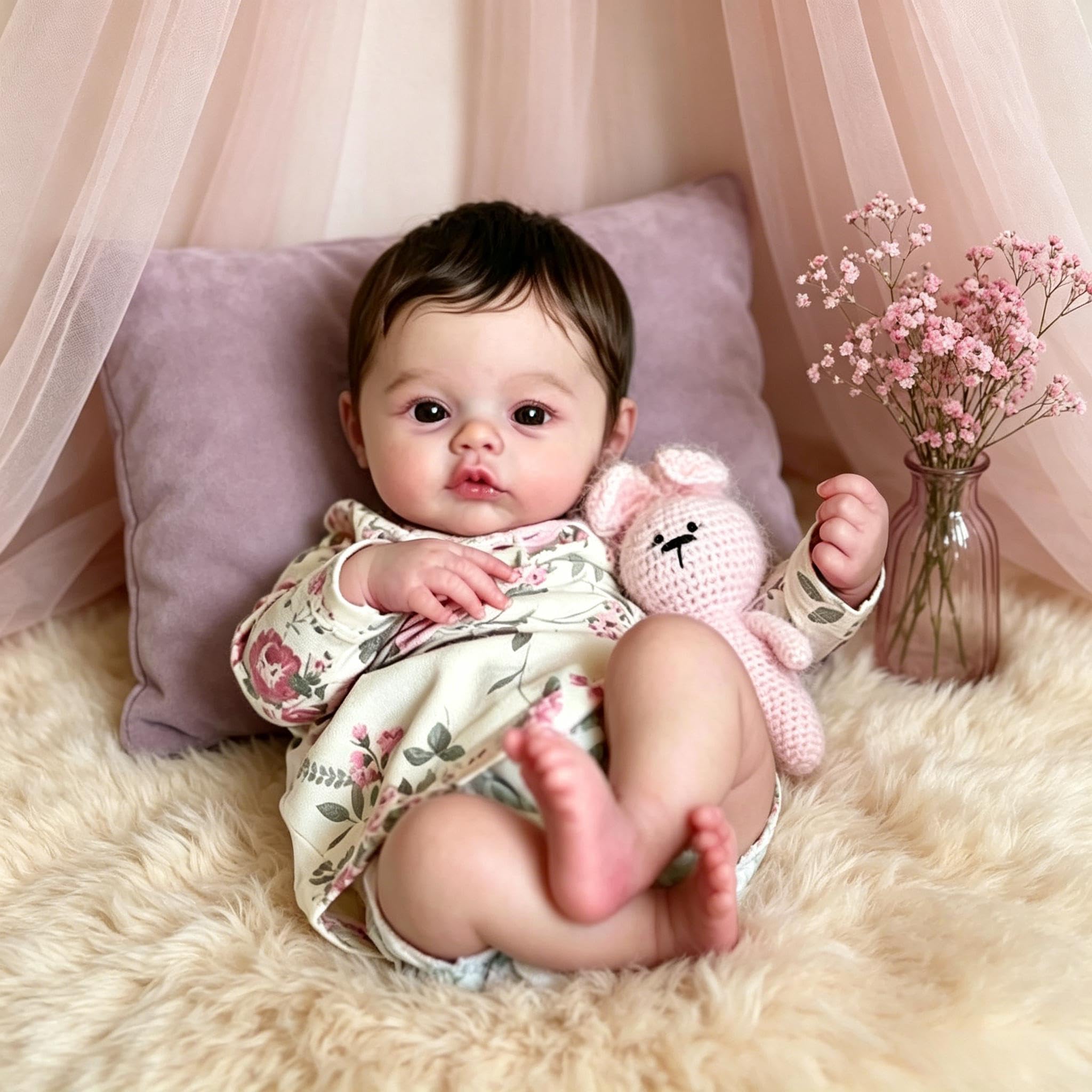 RXDOLL 45 cm Reborn Baby Dolls silikonowe całe ciało realistyczna lalka noworodka niemowlę miękka winylowa dziewczynka prawdziwe życie Reborn lalki realistyczne niemowlęta wodoodporna zabawka prezenty