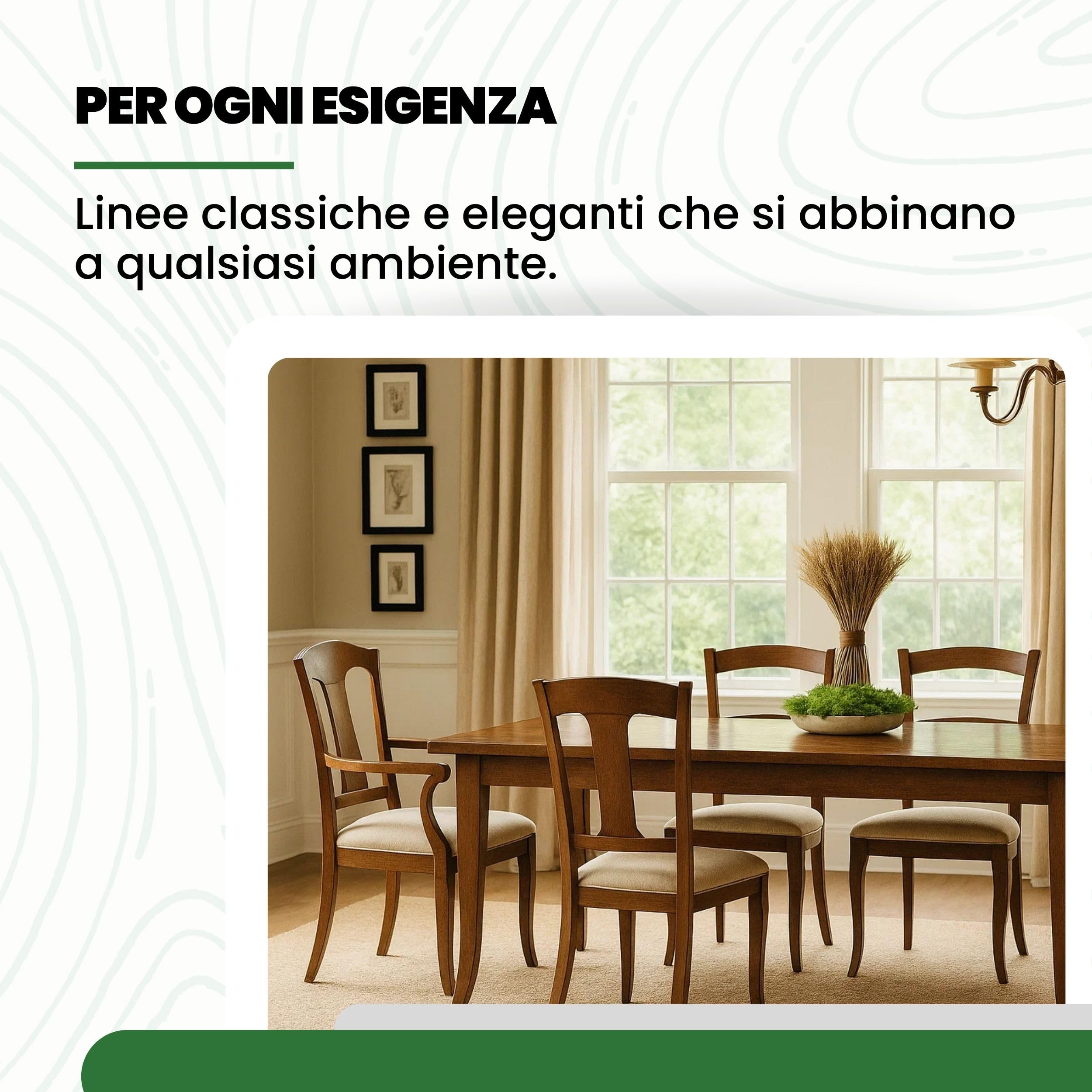 Mar.c.a. Design - Tavolo Rettangolare Allungabile da 120 a 200 cm con Gambe a Sciabola - Tavolo in Legno Massello 120x80x78 cm - Arte Povera Made in Italy