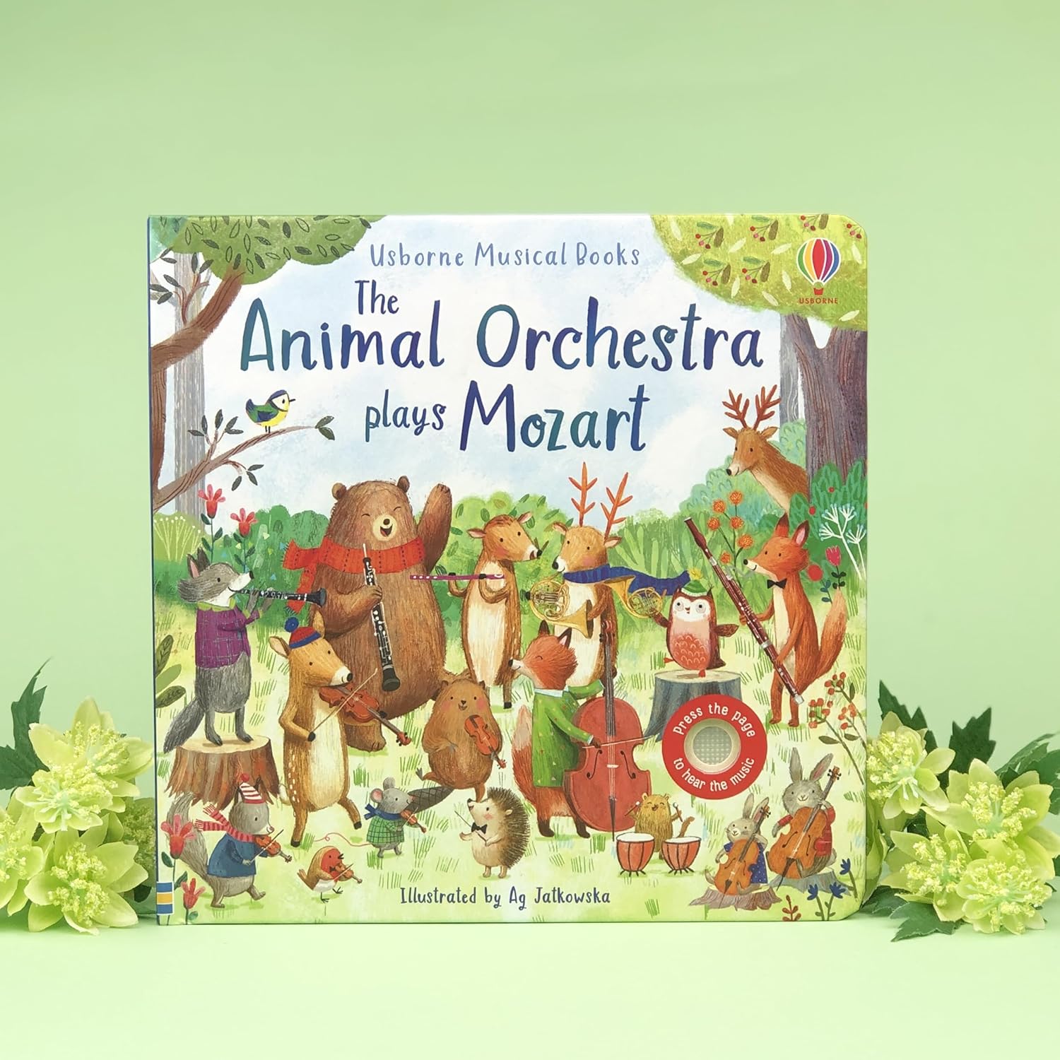 The Animal Orchestra Plays Mozart: A Beautiful Interactive Sound Book About Classical Music for Young Readers (Musical Books, 1)