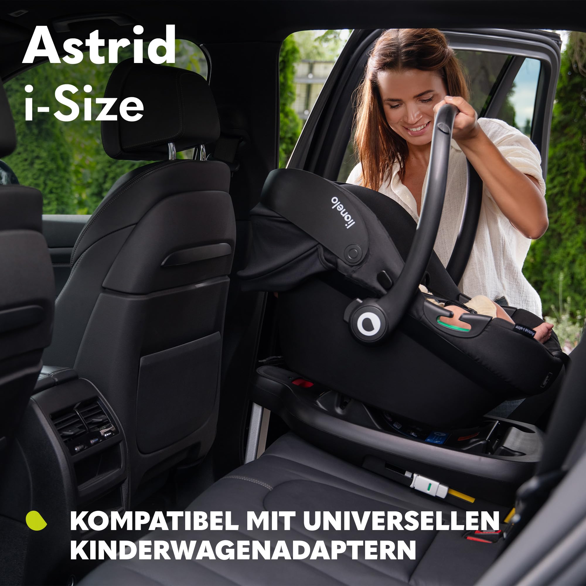 Lionelo ASTRID i-Size Baby Autositz 40-87 cm, Babyschale Gruppe 0+