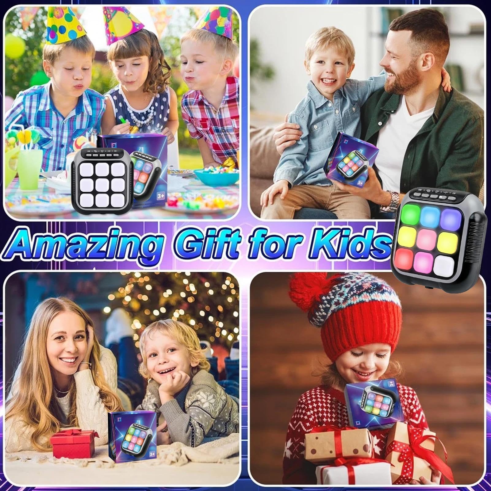 Jeu Sensoriel Fidget Électrique 1.89 Pouces Jouet d'Apprentissage Interactif pour Enfant