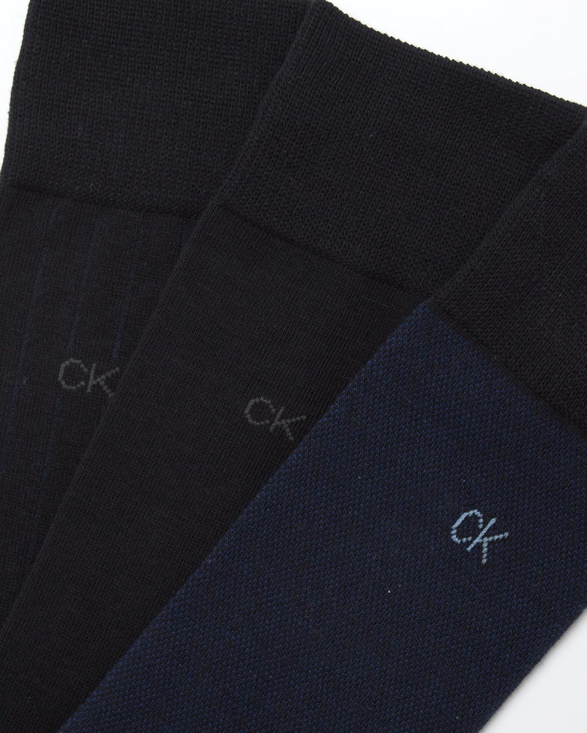 Calvin Klein Mens Dress Socks - 6 Pairs Soft Cotton Blend Crew Socks for Men - Classic Comfort Stay Up Cuff Mixed Pattern
