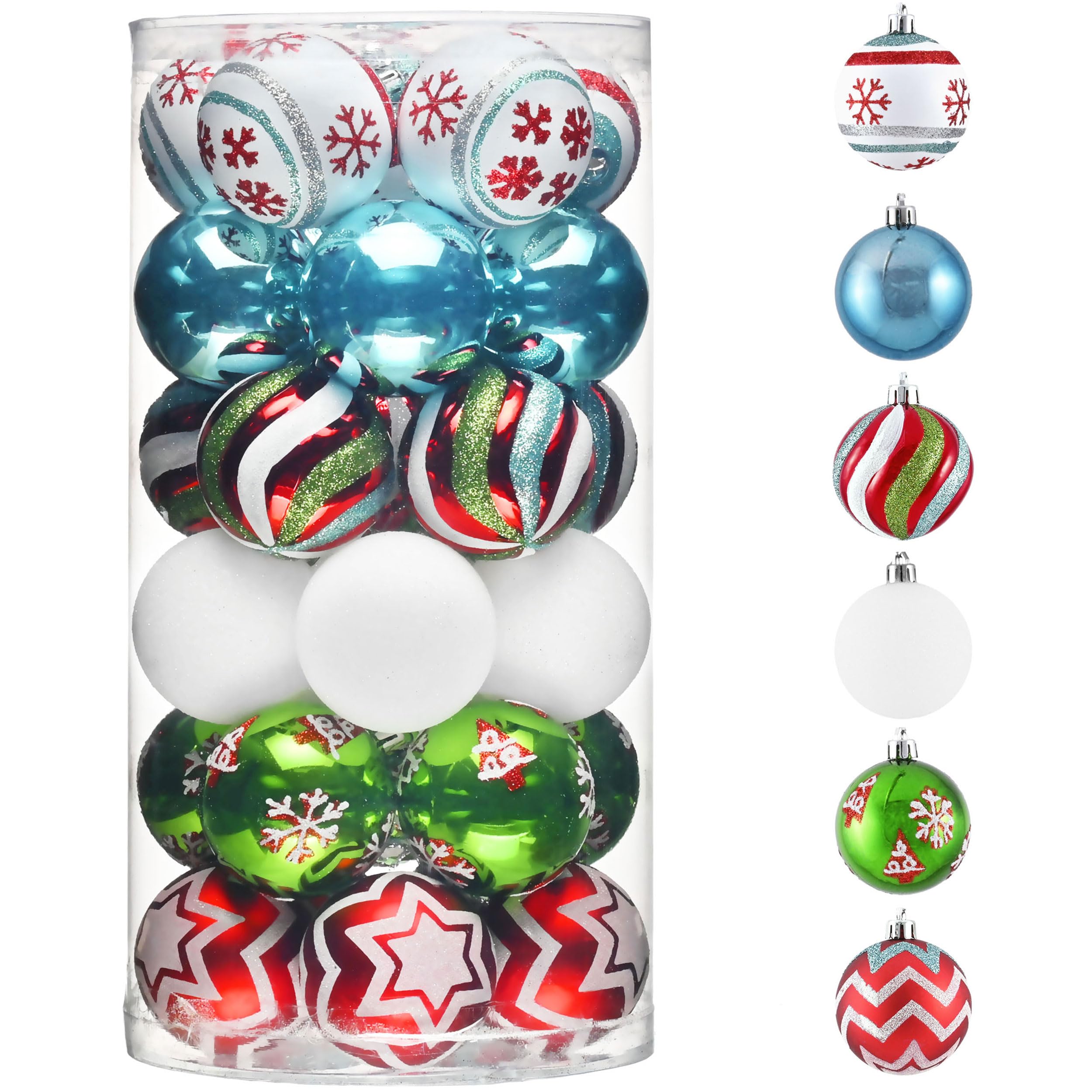 Valery Madelyn Adornos de bolas de Navidad EG0101-0766
