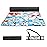 nuveti Yoga Mat Print Extra Thick TPE Non Slip Fitness Exercise Mat with Carrying Bag, 72x24 Extra Thick 6MM Exercise & Workout Mat for Yoga, Pilates Fitness and Floor Exercises