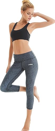 Miniatura 6 de COOLOMG Leggings de yoga para mujer, mallas para correr, leggings de tiro bajo, para entrenamiento, gimnasio, con bolsillos ocultos