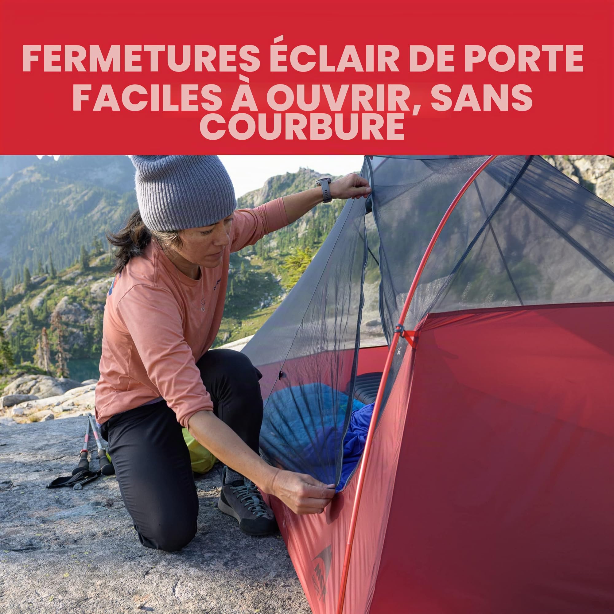 MSR FreeLite 2 V3 Tente de Sac à Dos Ultra légère pour 2 Personnes