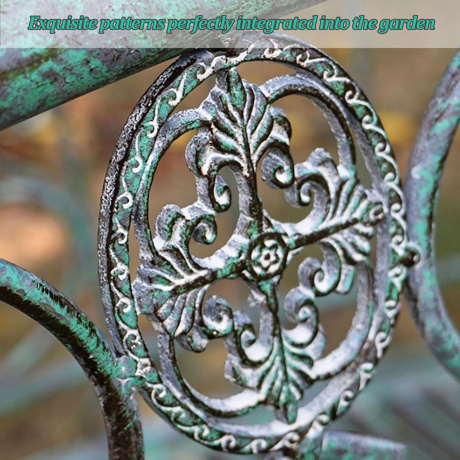 Arco in Metallo per Giardino, Ornamento Decorativo per Esterni | Adatto per prato, laghetto, cortile, patio, fattoria, giardino