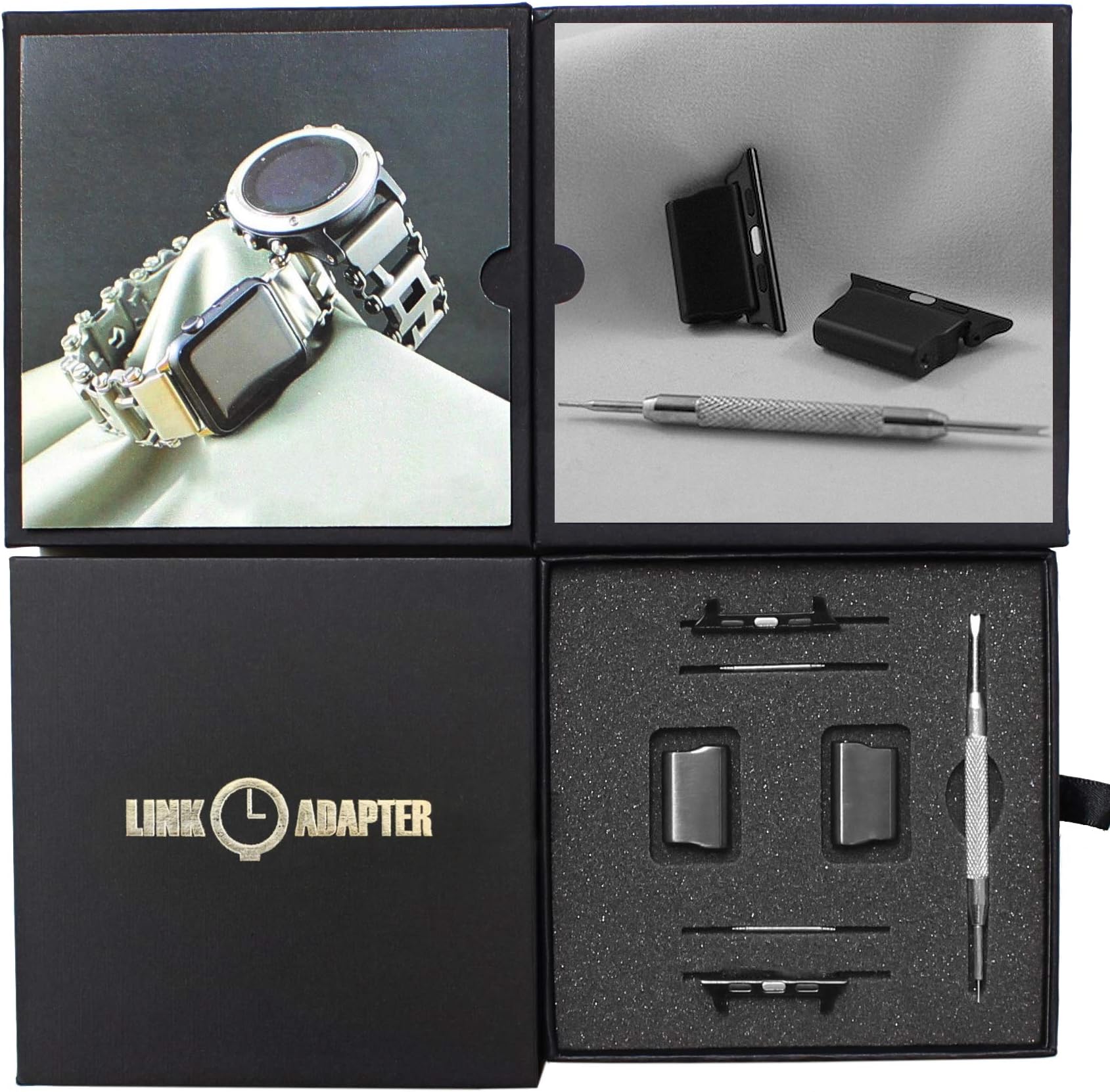 Leatherman Watch Adapter Compatible with LEATHERMAN Tread/Tread LT - Black