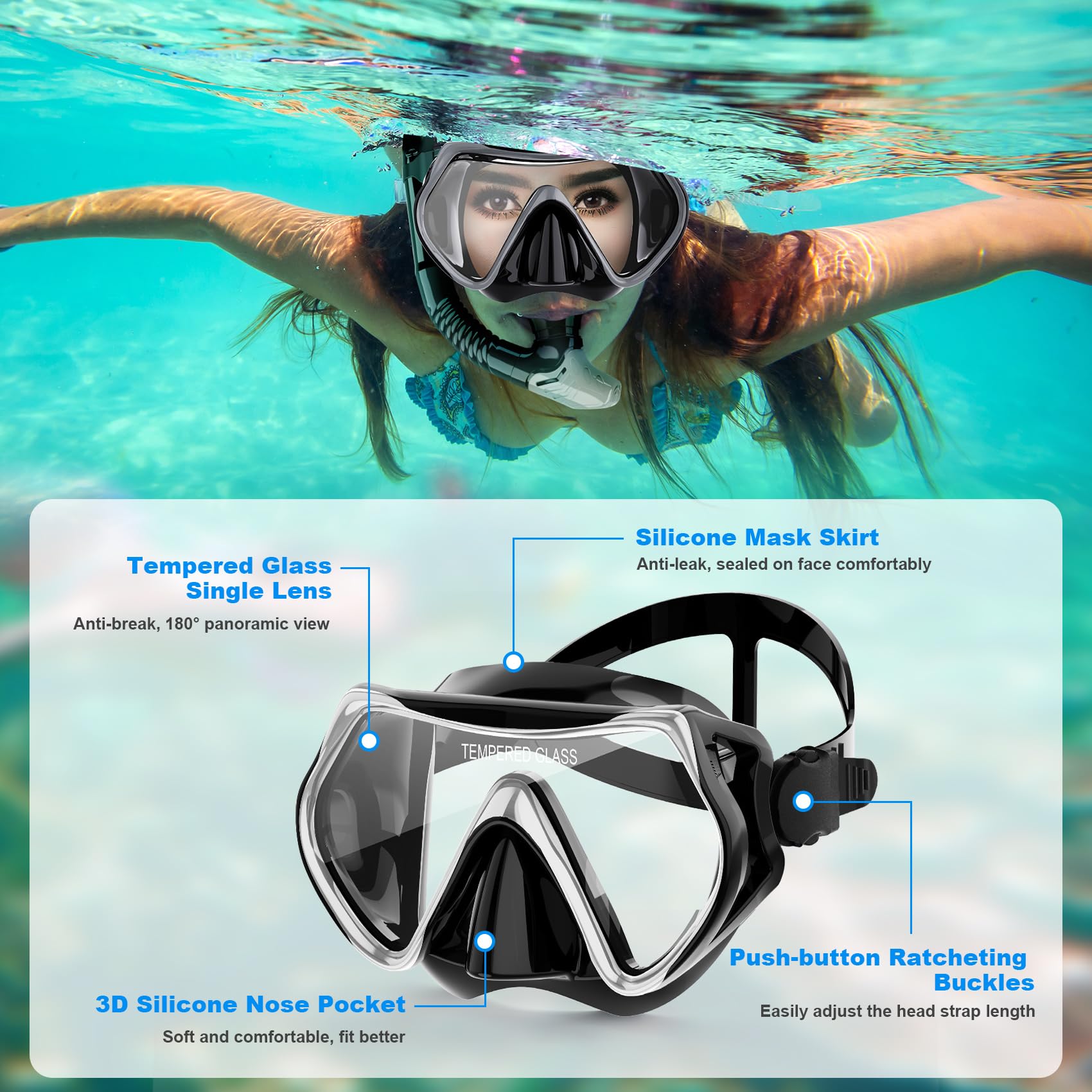 シュノーケル用品　アクセサリー シュノーケリング用品 | ウィンタースポーツ・マリン用品は