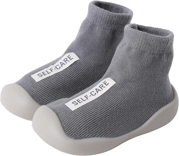 Scarpe Primi Passi Neonato Antiscivolo - Calzini Scarpe Con Suola Morbida, Traspiranti E Unisex - Foto 2