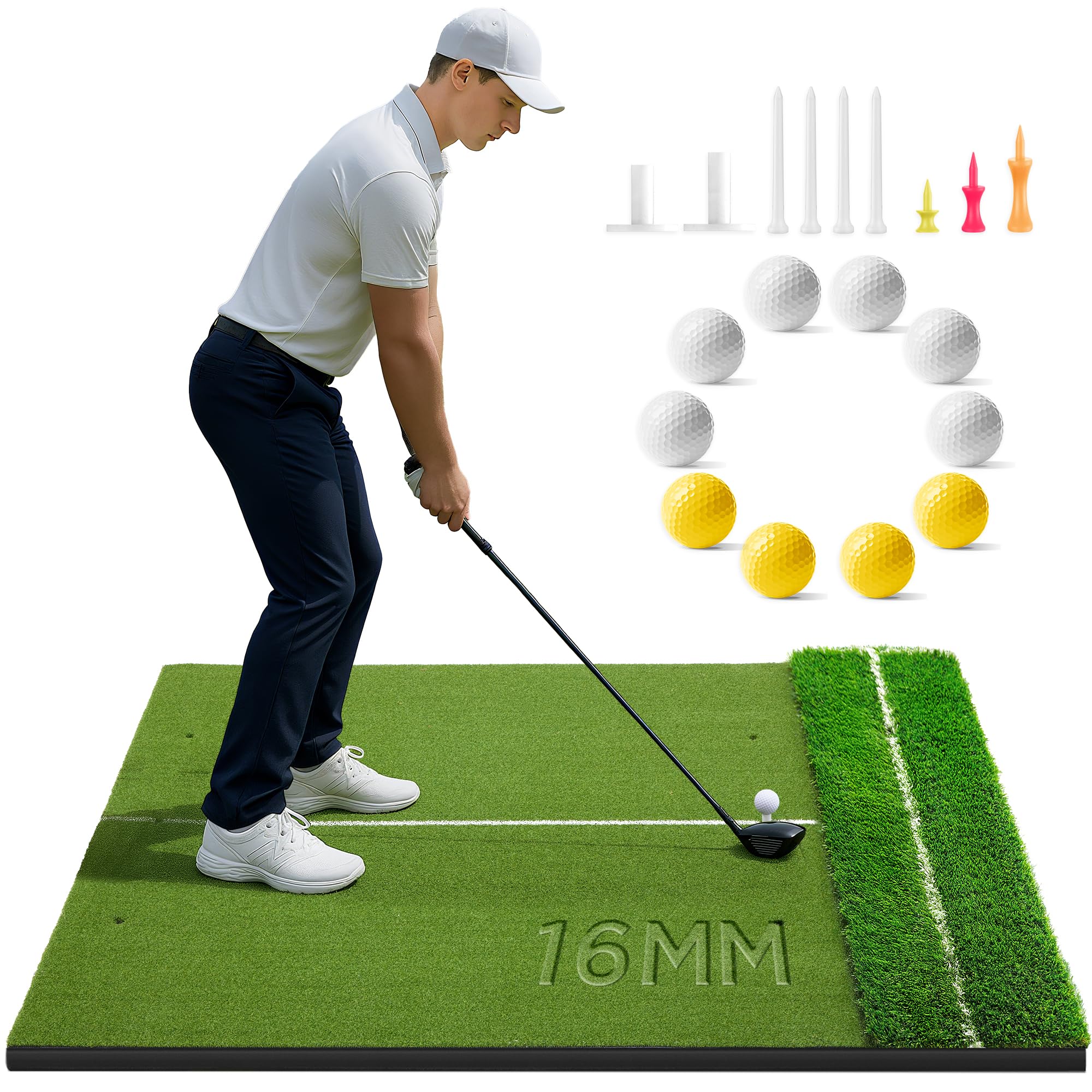 best hitting mats for golf simulator