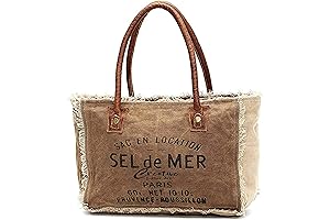 CLA Bags Sel De Mer Upcycled Canvas Handbag