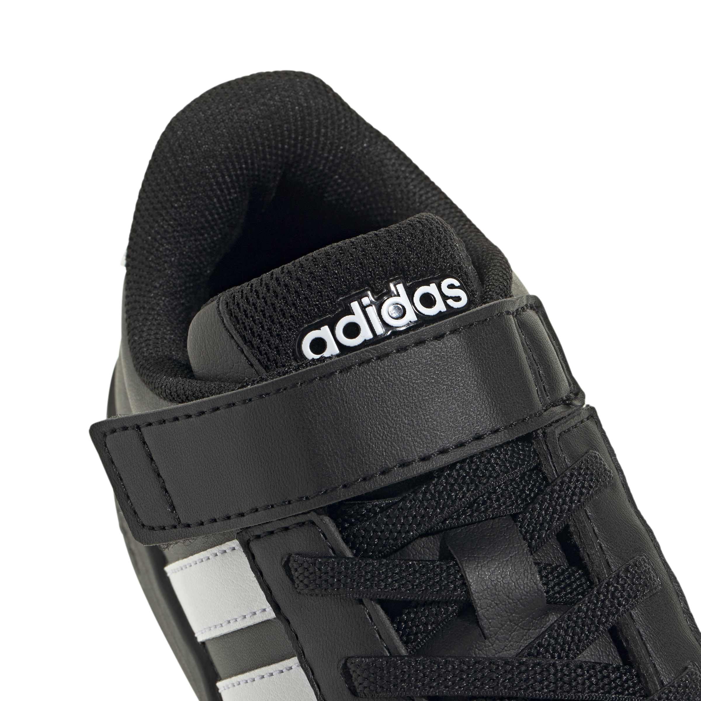 adidas Uniseks - dzieci GRAND COURT 3.0 SHOES CHILDREN, ftwr white/core black/core black, 31 EU