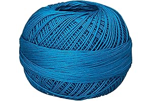 Lizbeth Thread Size 20, Versatile Egyptian Cotton Thread for Crochet, Tatting, and Knitting