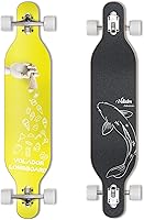 Vista 1 de VOLADOR Freeride Longboard Cruiser Cubierta de madera de arce Longboard Drop Through completo