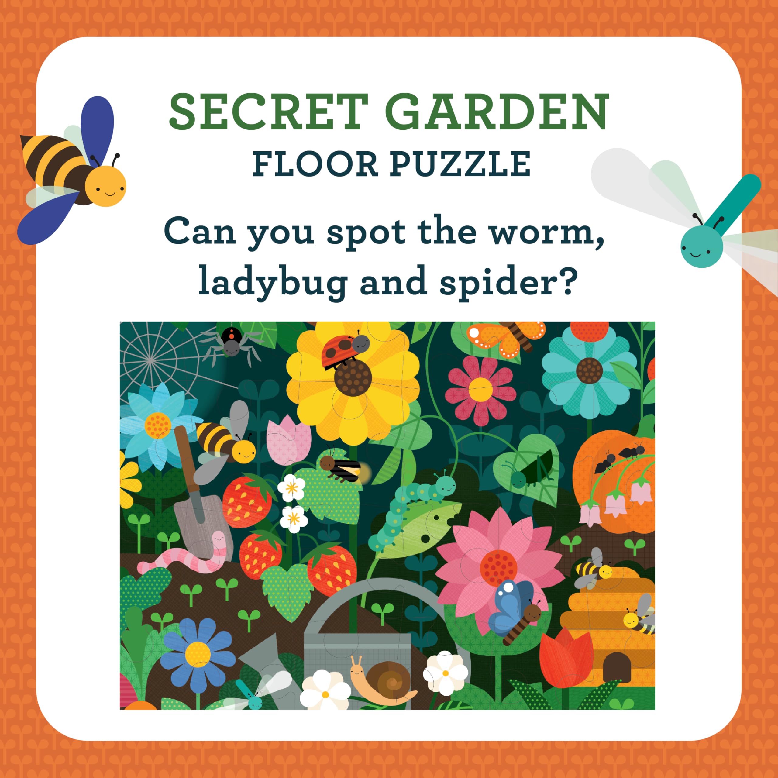 Secret Garden Floor Puzzle, PTC254