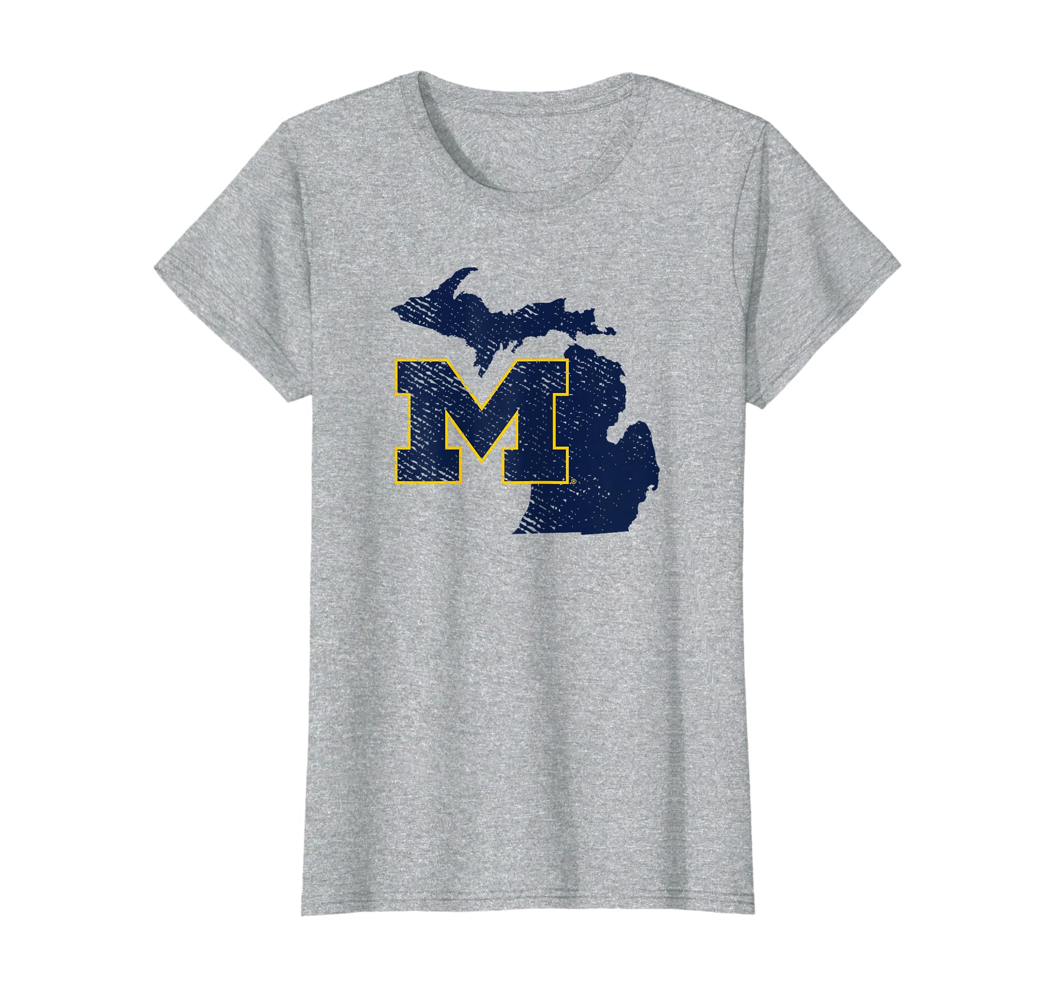 Campus LabUniversity of Michigan Wolverines U of M State Shape T-Shirt