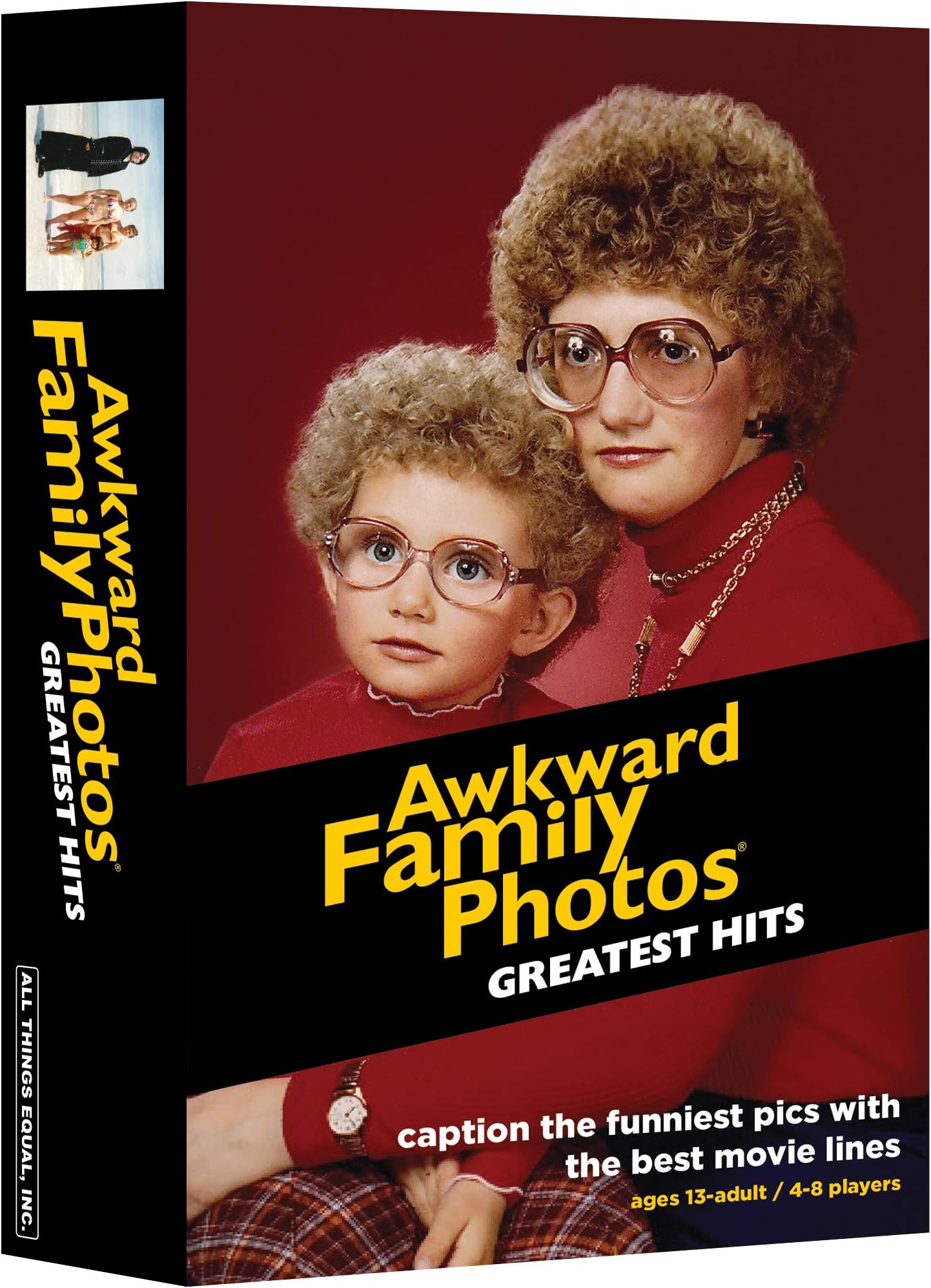 Awkward Family Photos Greatest Hits - Caption Hilarious Pics with Memorable Movie Lines, Best of Original & Vol 2, plus New Pics & Movie Lines, Age 13 & Up, Better Cards, Bigger Images & A Card Box