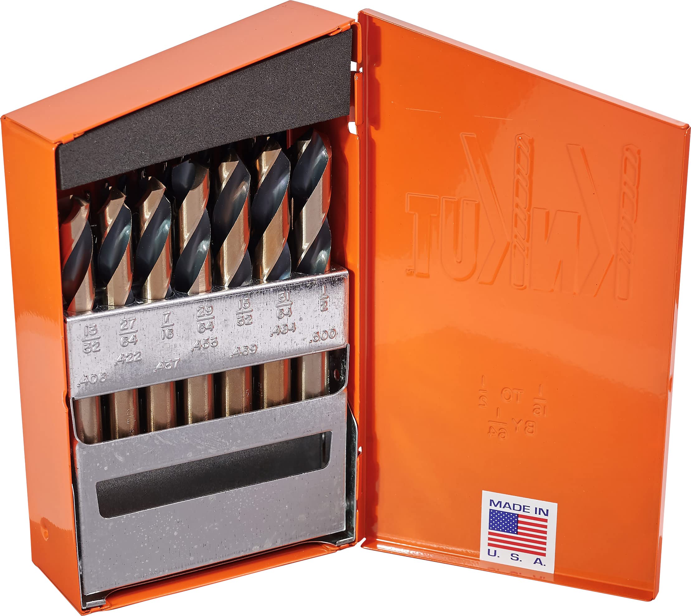 fuu2点セット KnKut 29 Piece Mechanics Length Step Point Drill Bit Set 1