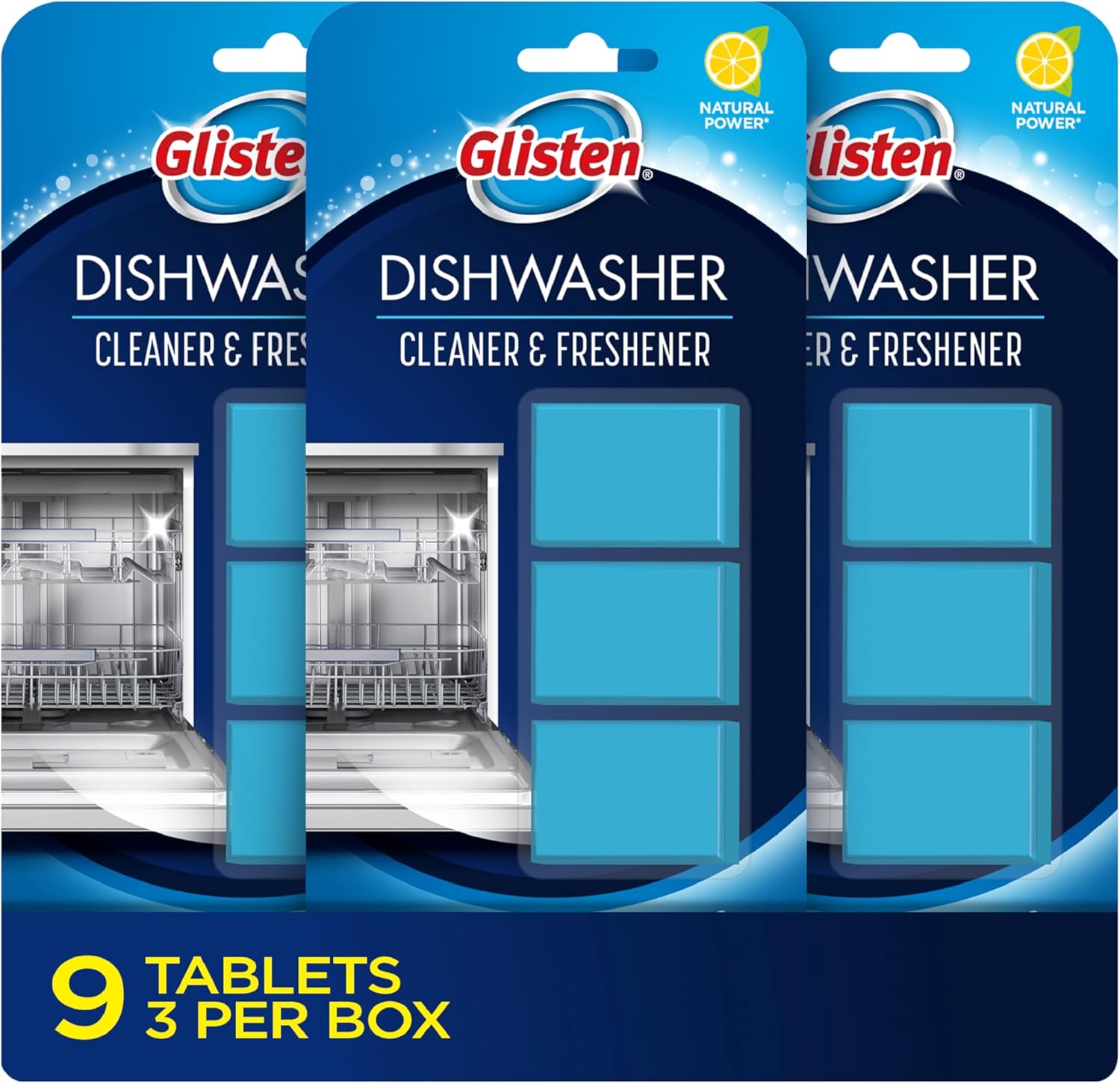 Amazon.com: Glisten Dishwasher Cleaner and Freshener Deodorizer, Cleans ...