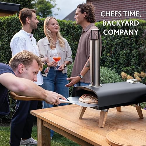 Miniatura 5 de BOSKA Pizza Oven Outdoor Pro Pellet - Horno de pizza portátil de pellets - Pizza en 90 segundos - Pellets de madera - Cocina al aire libre - Incluye