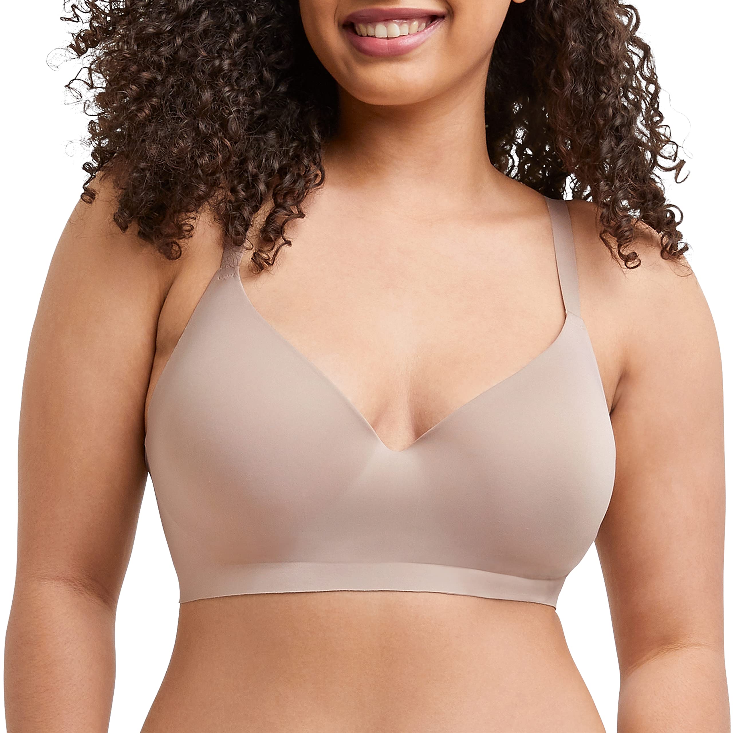 Women's Barely There Invisible Support Underwire Bra, No Show T-Shirt Bra