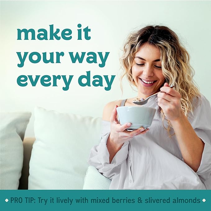 Mezcla de Avena Overnight Easy Morning, Ingredientes Orgánicos, Sin Gluten, Sin Azúcar Añadido, 15 oz (10 porciones) miniatura 6