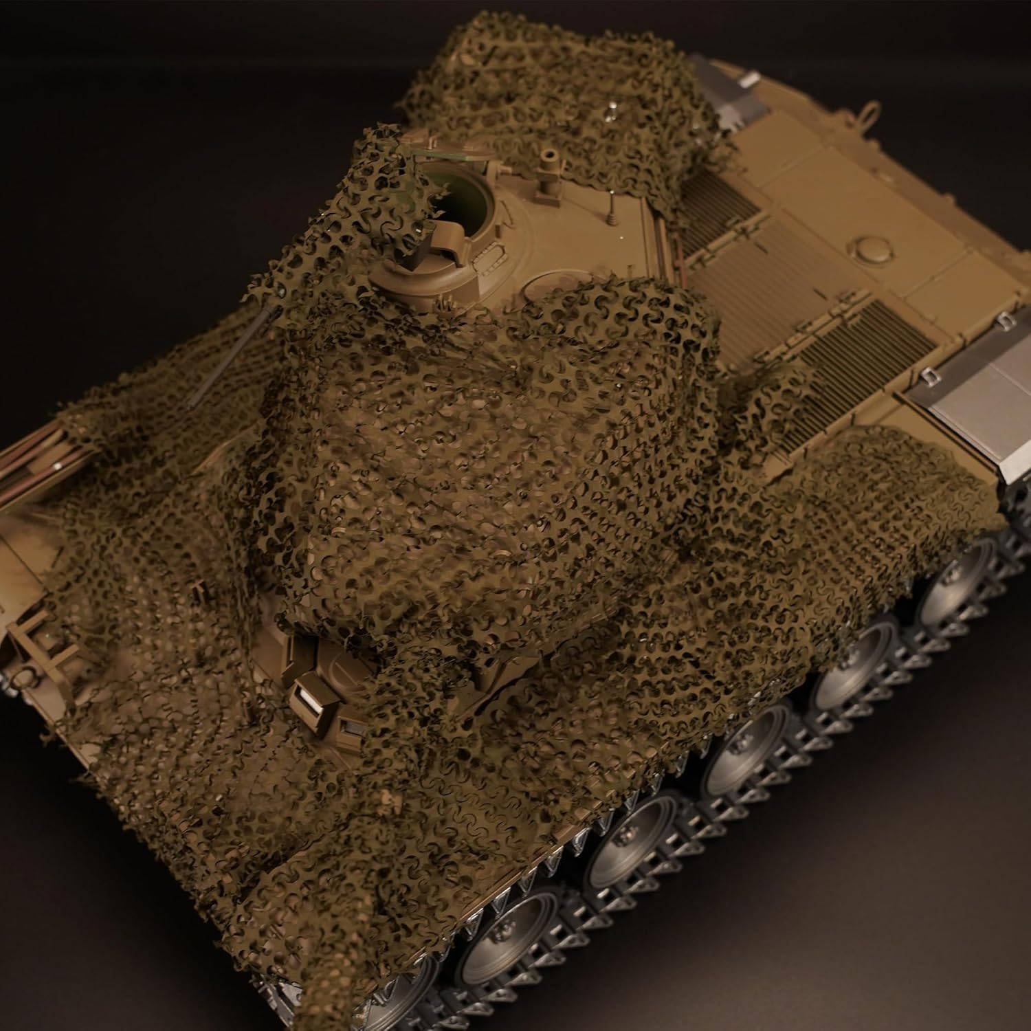 Modified Edition 1/16 Remote Control US M41A3 Walker Bulldog Tank (Upgraded/Metal Road Wheel & Tracks & Sprocket & Idle Wheel)(5000mah Nimh Battery)(Steel Gear Gearbox)