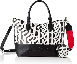 PU Hand Bag, Borsa a Mano. Donna, Nero, U