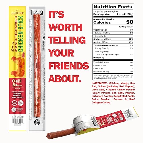 Miniatura 7 de Field Trip Palitos de pavo con pimienta agrietada, keto, paleo, sin gluten, para alérgicos, alto en proteínas, aperitivo de 70 calorías, 1 oz,