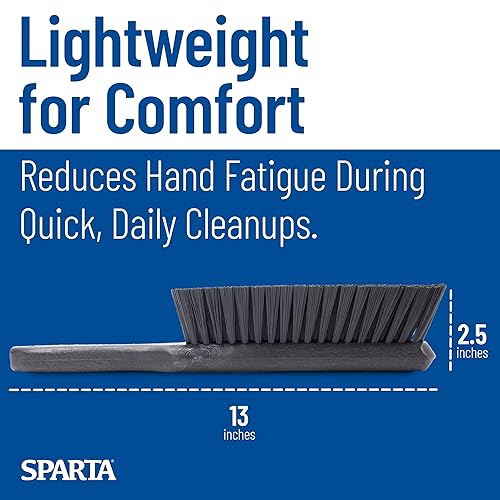 Miniatura 3 de SPARTA Cepillo suave de mano para mostrador, cerdas de 8 pulgadas, cepillo multiusos con mango de 5 pulgadas para mesas, encimeras y superficies