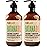 Batana Oil Shampoo and Conditioner Set - Thickening, Sulfate Free Formula for Women and Men - Volumizing, Moisturizing, Professional Salon Care Products for Fine, Thinning Hair - 16 Fl Oz (Pack of 2)