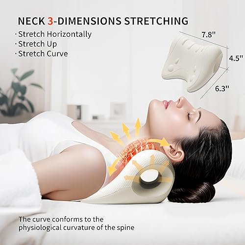 Miniatura 2 de PROIRON Relajante de cuello y hombros, estirador de cuello para alineación de la columna cervical, alivio de ATM, cuello nerd, dispositivo de