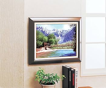 肉質油絵　横　F6　上高地　額装仕上げ品 楽天市場】肉筆油彩画 上高地梓川 F6号 美術品 レプリカ : 光