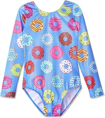 HOZIY Gymnastics Leotards for Girls Unicorn Pink Purple Sparkly Dancewear Activewear Quick Dry