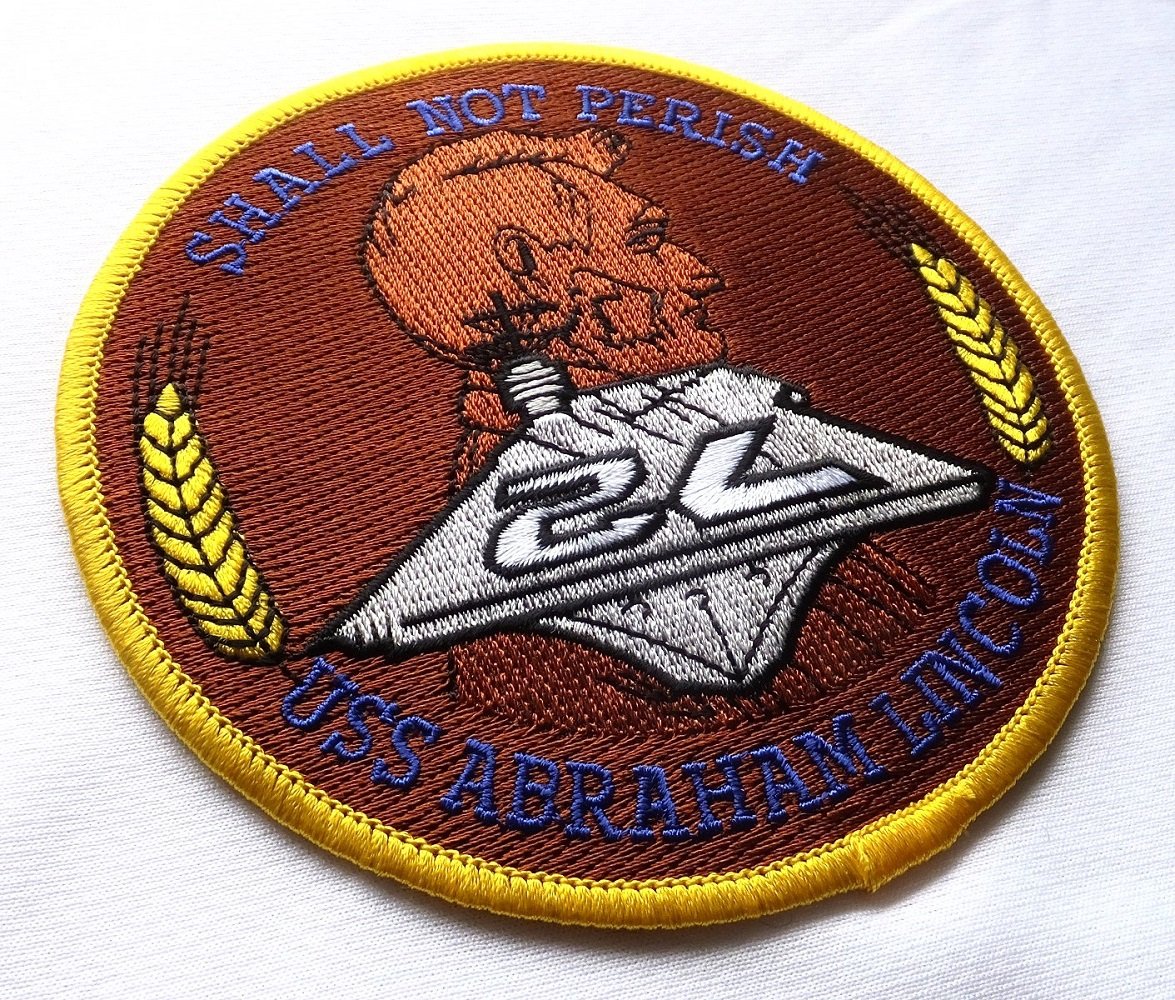 Amazon | ミリタリーワッペン 航空母艦 CVN-72 エイブラハム