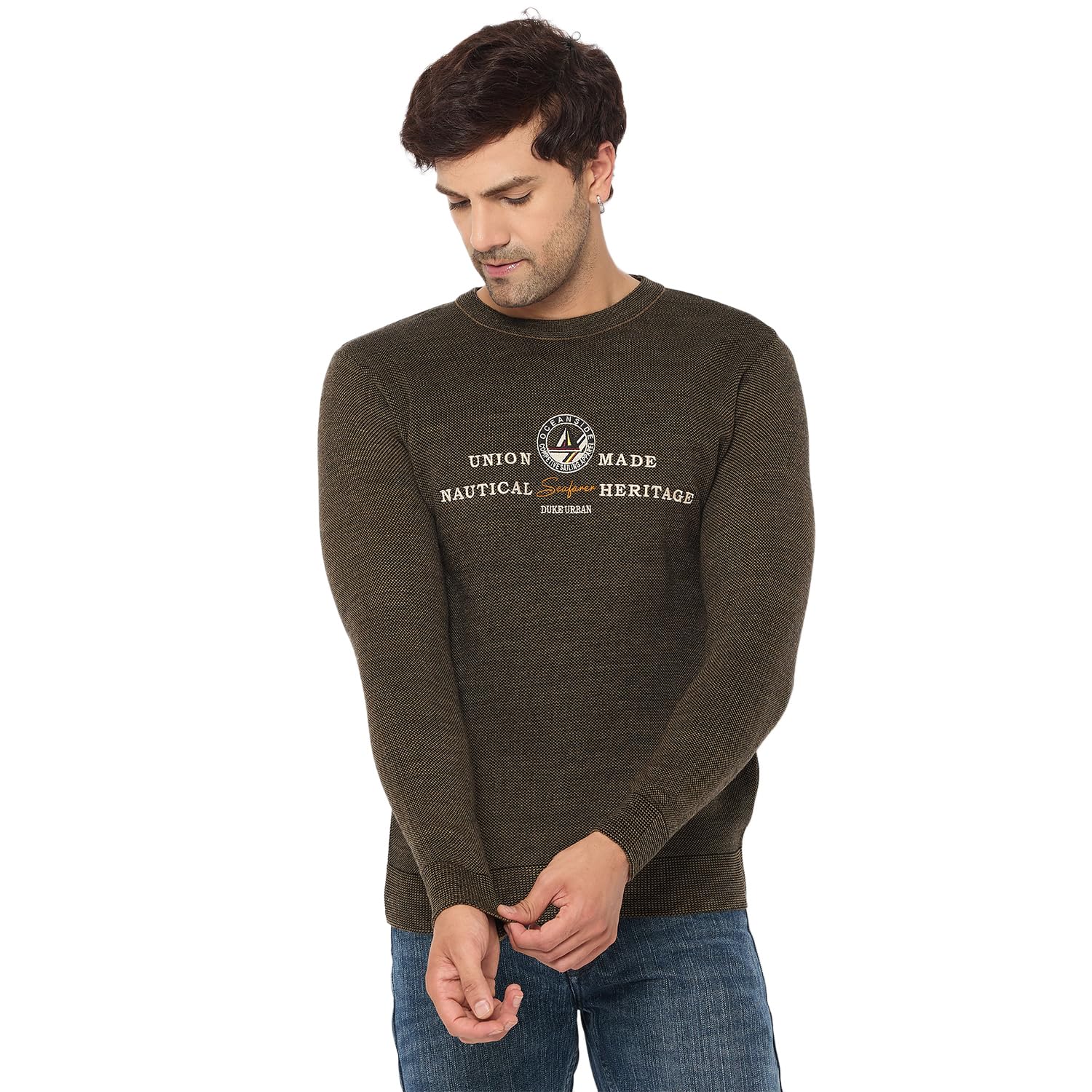 duke Men's Acrylic Blend Casual Pullover Sweater-picture-34