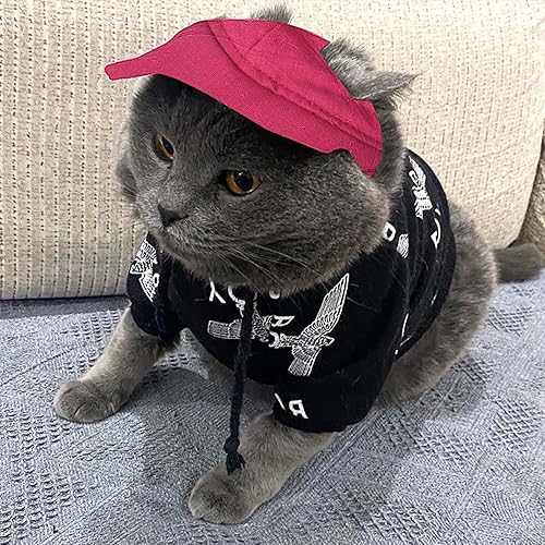 Miniatura 3 de Sombrero para mascotas Sombrero de visera de protección solar para perro con correa ajustable sombrero deportivo para perros pequeños,