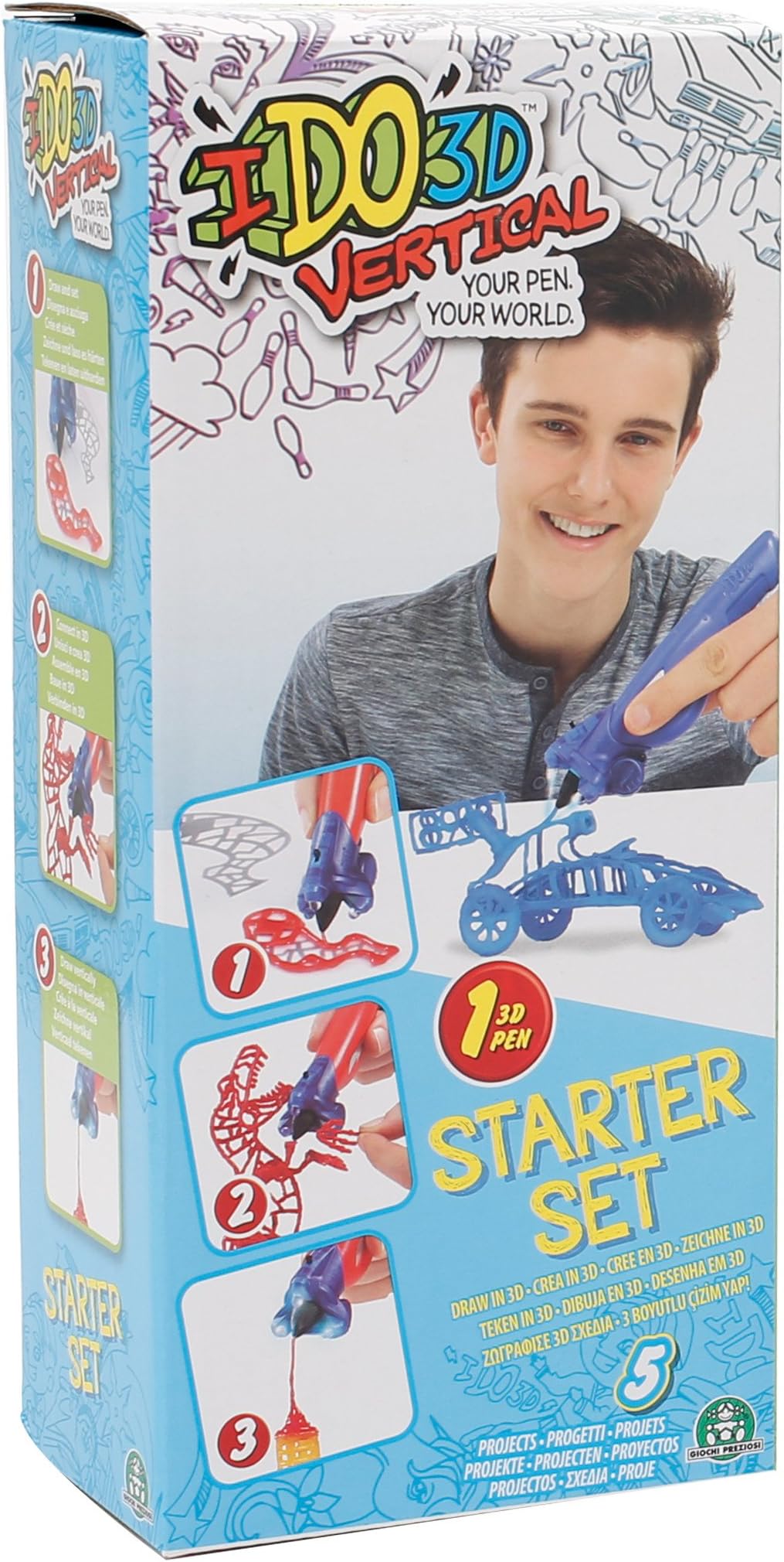 Giochi Preziosi – DDD00 Ido3D Starter Set with 1 x 3D Pen
