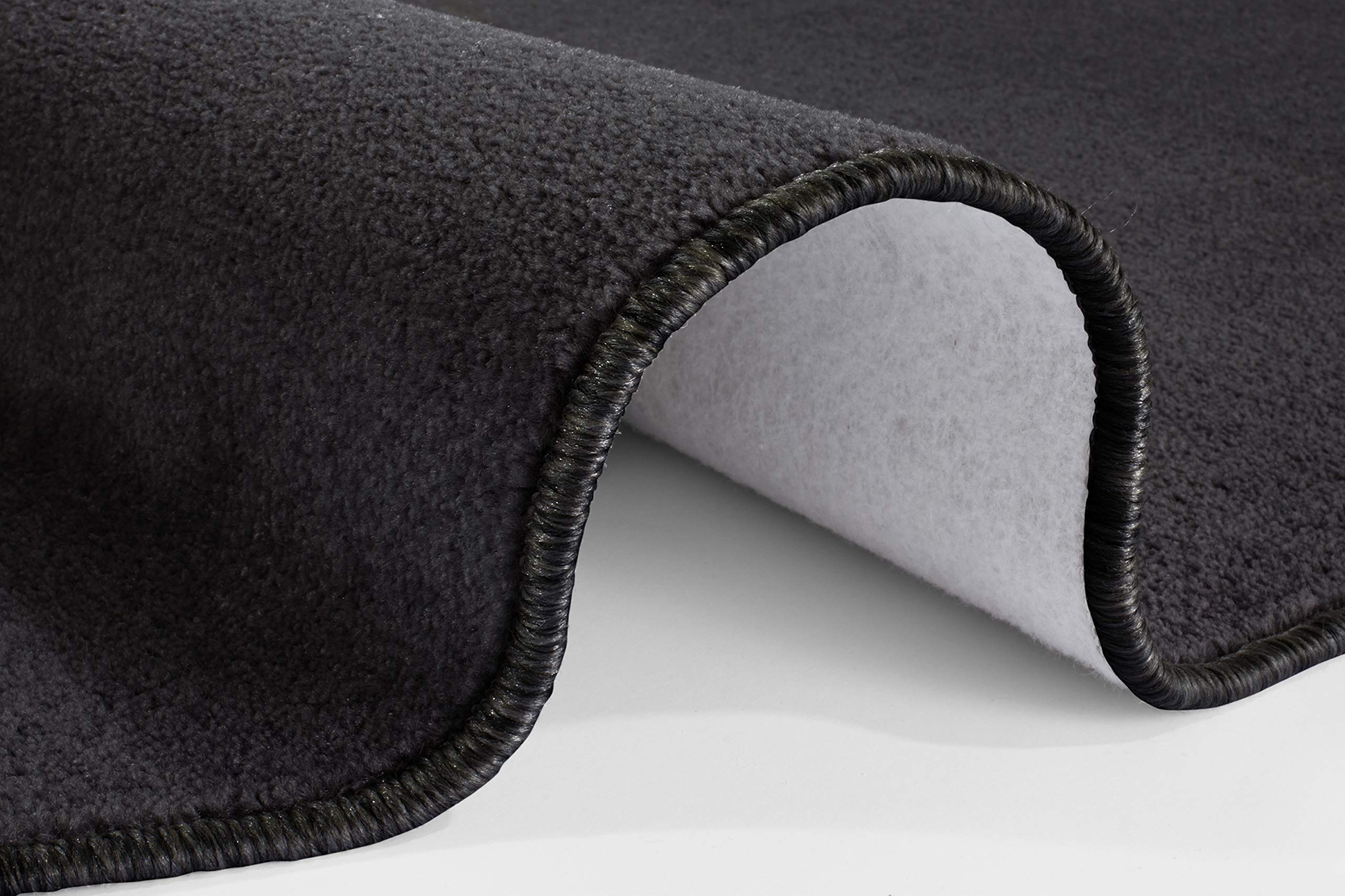 Hanse Home Nasty Vloerkleed, rond, woonkamertapijt, wollig, laagpolig, effen, voor eetkamer, woonkamer, kinderkamer, hal, slaapkamer, keuken, effen, paars, 133 cm Hanse Home Nasty Vloerkleed, rond, woonkamertapijt, wollig, laagpolig, effen, voor eetkamer, woonkamer, kinderkamer, hal, slaapkamer, keuken, effen, paars, 133 cm