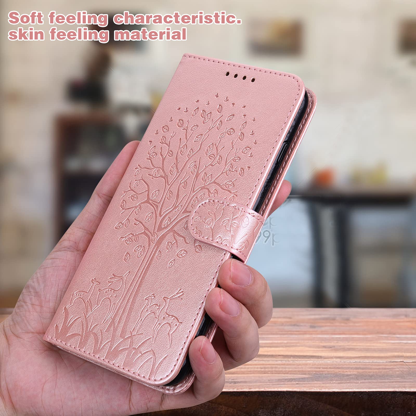 ZONNAVI Cover per Google Pixel 6, Flip Custodia Pelle PU con [Slot Cart] [ Supporto Stand] [Magnetica], Cover a Libro Portafoglio per Google Pixel 6 (Nero