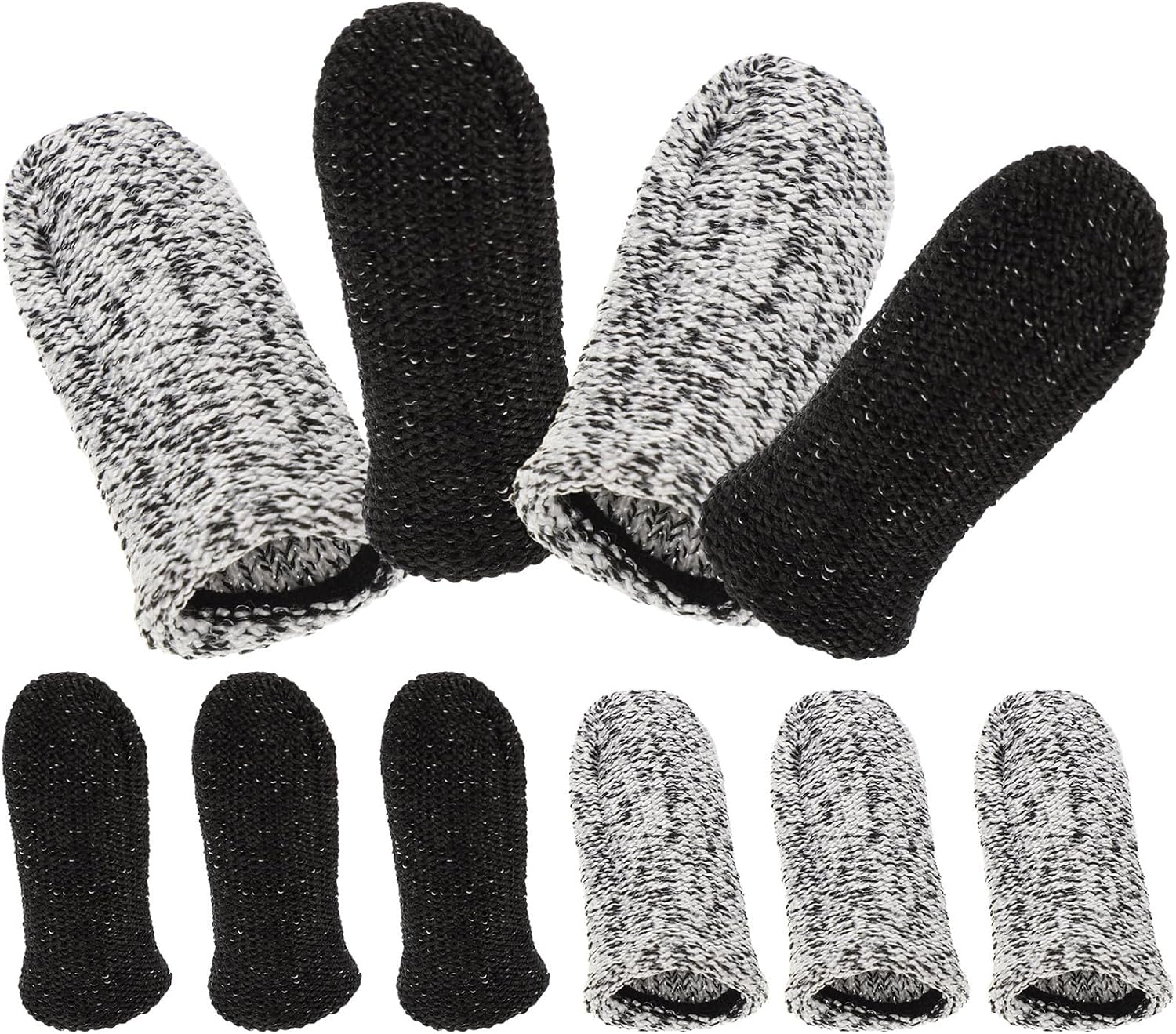 BESPORTBLE 20pcs DIY Finger Sleeve Protectors Made of Wear-Resistant Hppe Material, Lightweight and Breathable Finger Cots for Handicraft and Garden Use