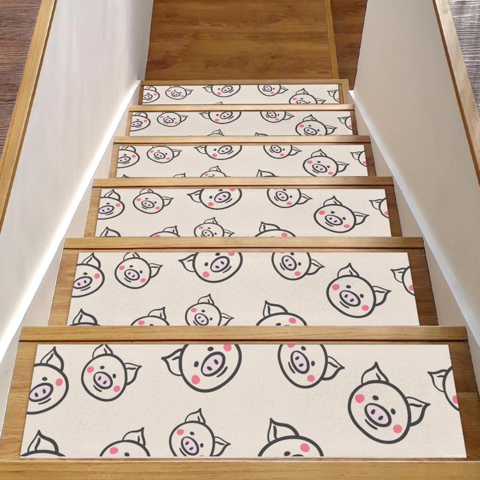 Peldaños antideslizantes para escaleras lavables para solucionar resbalones de mascotas