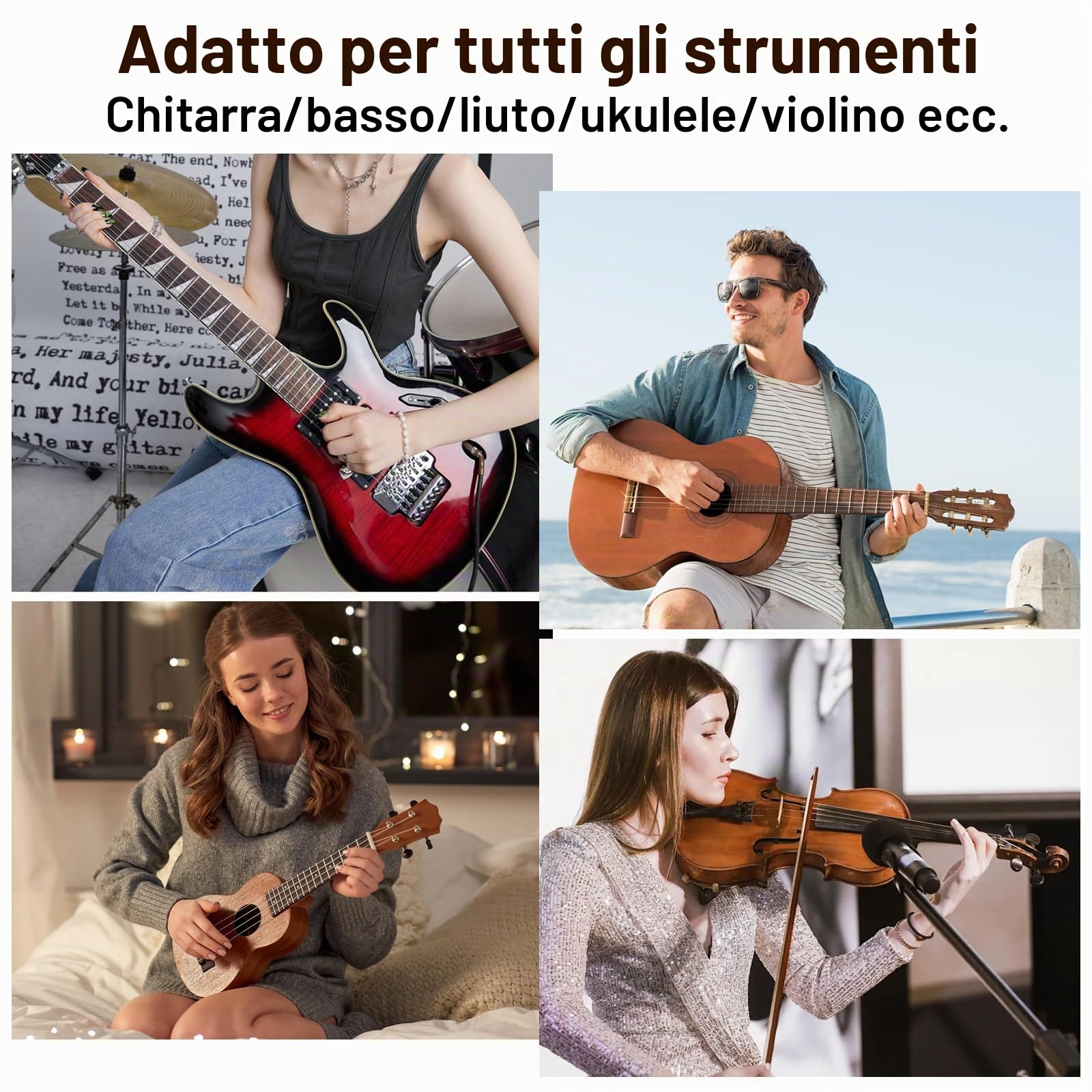 SUNOYA Supporto per Chitarra Pieghevole, Portatile e Stabile, per Chitarra Classica, Acustica ed Elettrica