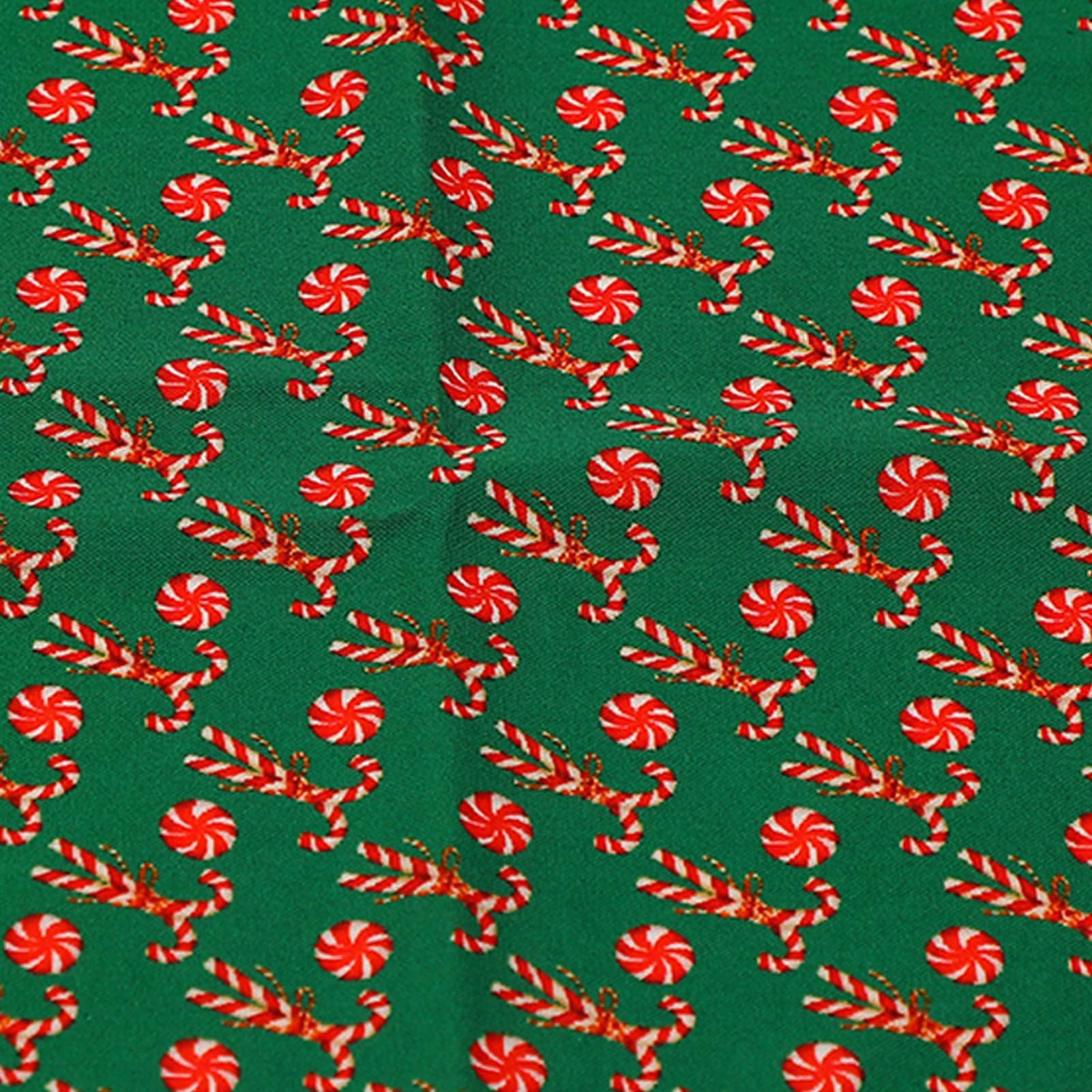 10 pezzi di tessuto natalizio scampoli di grasso, tessuto di cotone trapuntato quadrati di tessuto natalizio scampoli di grasso fasci di tessuto tessuto pretagliato per cucito (50x50cm / 19.7x19.7in)