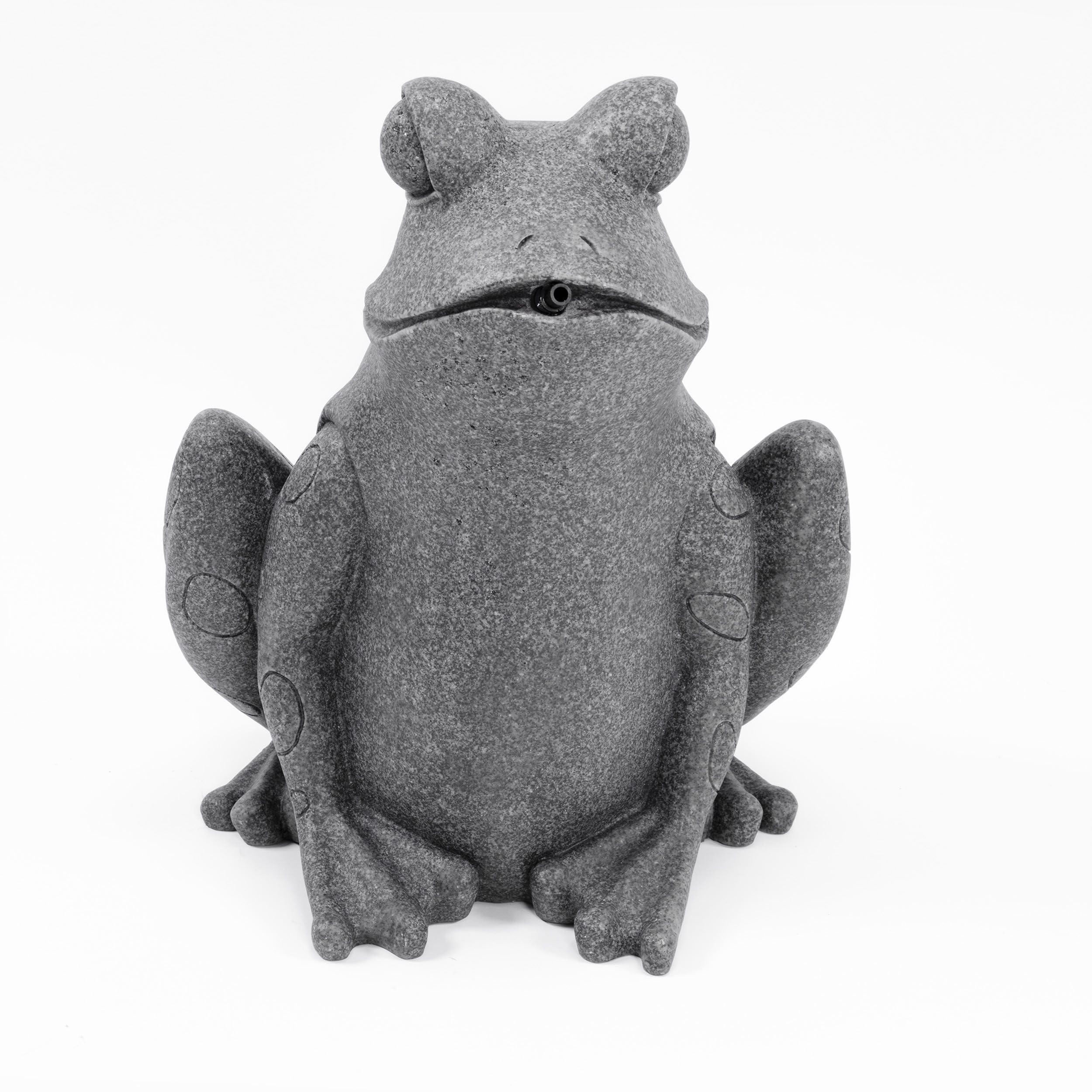 Esotec Kit gargouille solaire grenouille assise pompe solaire statue de jardin fontaine extérieure hauteur 30 cm