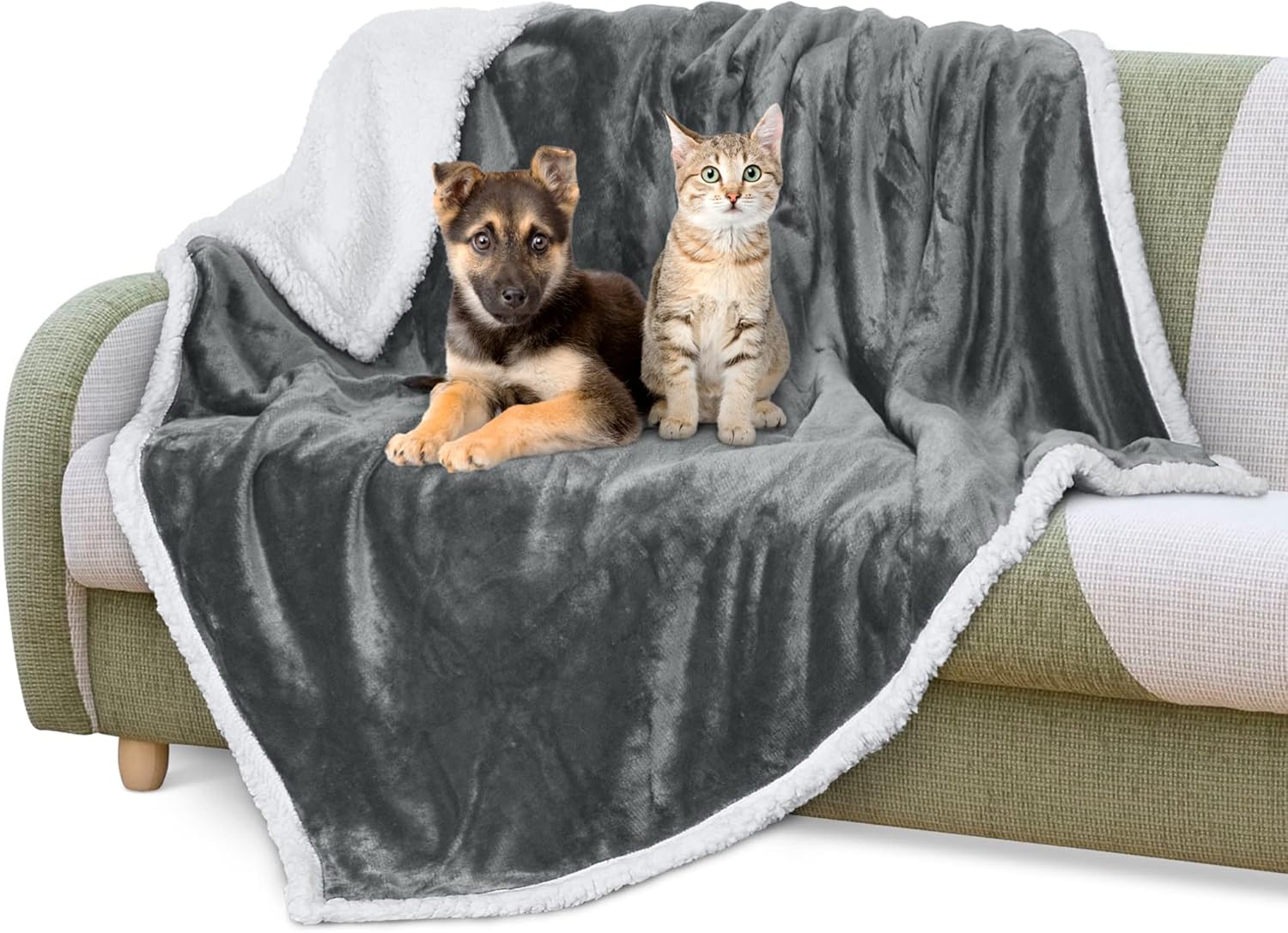 Amazon ペット ブランケット 毛布 猫犬用 マット 大判 ソフト 洗える フリース ふわふわ 暖かい 防寒 犬小屋 ケージ ベッドカバー 布団 敷き物 子猫 わんちゃん 中型犬 大型犬 猫 L 152ｘ124cm Pawsse 枕 ブランケット 通販